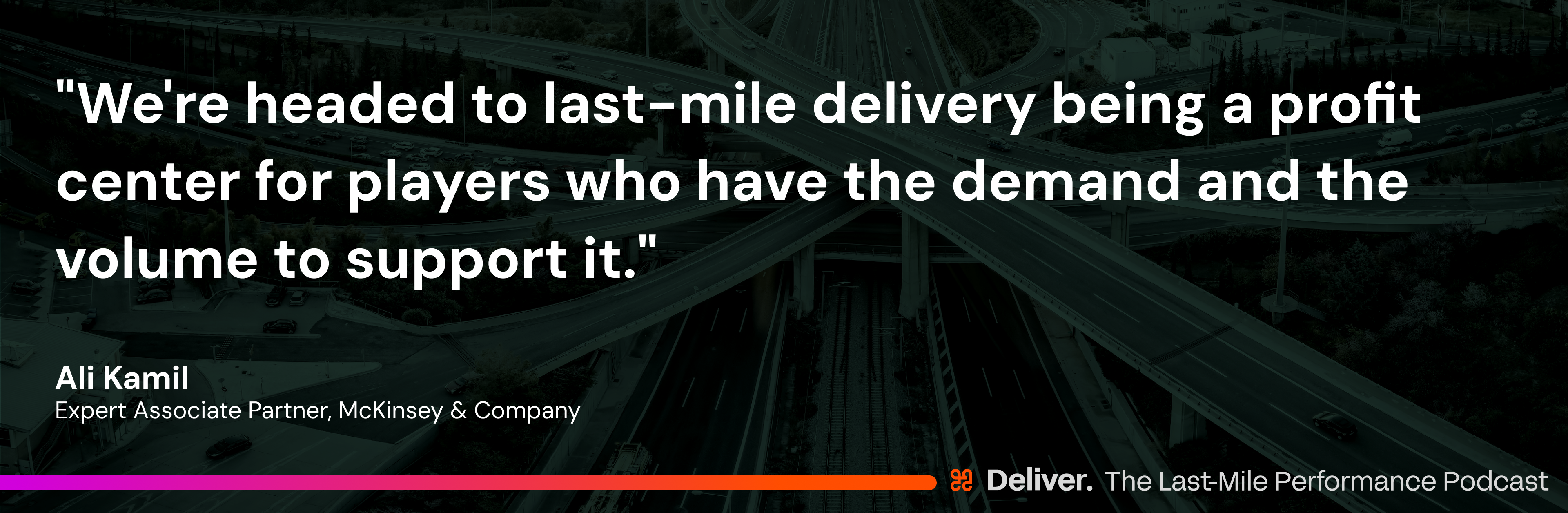 Delivery is a profit center for players who have the demand and volume to support it